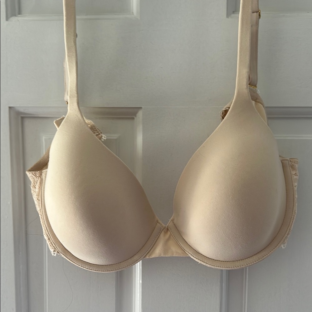 Soma Cream T-Shirt Bra with Seamless Molded Cups